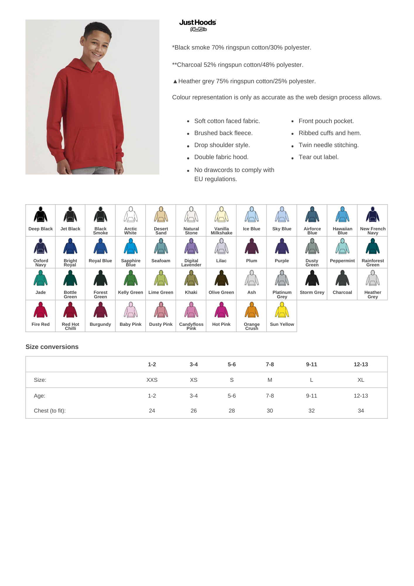Childrens Christmas Mouse Ears Design Hoodie