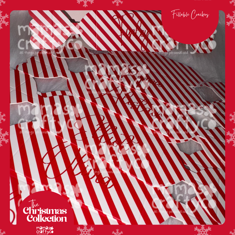 Personalised Striped Cracker