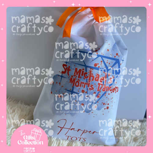 White Drawstring Stuff Bags