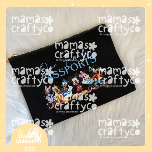 Clubhouse Friends Passport Pouch