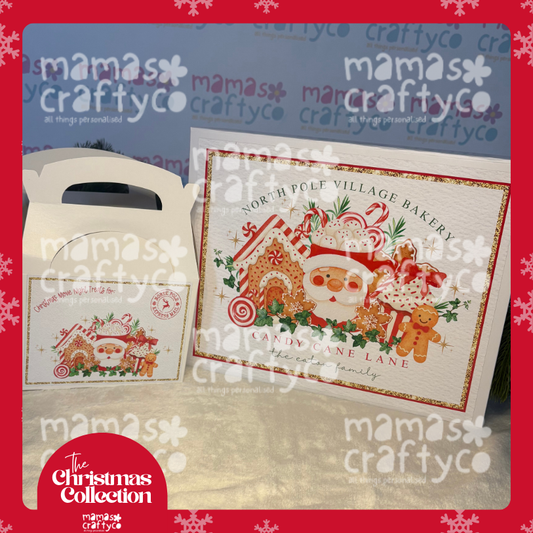 Magnetic North Pole Village Bakery Gift Box *Large Box*