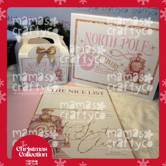 North Pole Pink Express Train Bundle