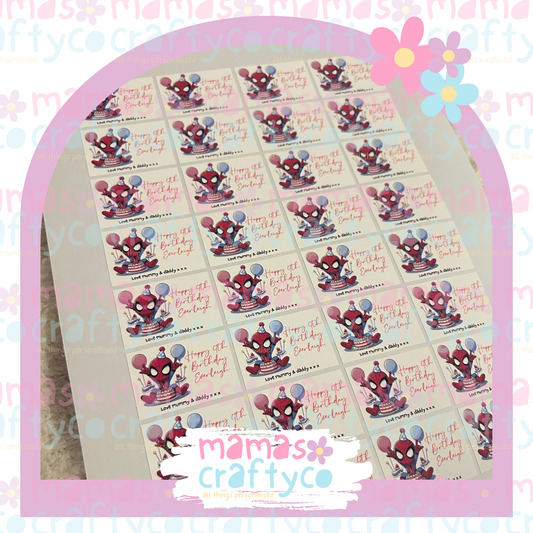 Birthday Present Rectangle Sticker Sheet