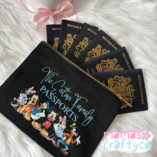 Clubhouse Friends Passport Pouch