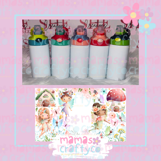 12oz Childrens Waterbottles Fairys