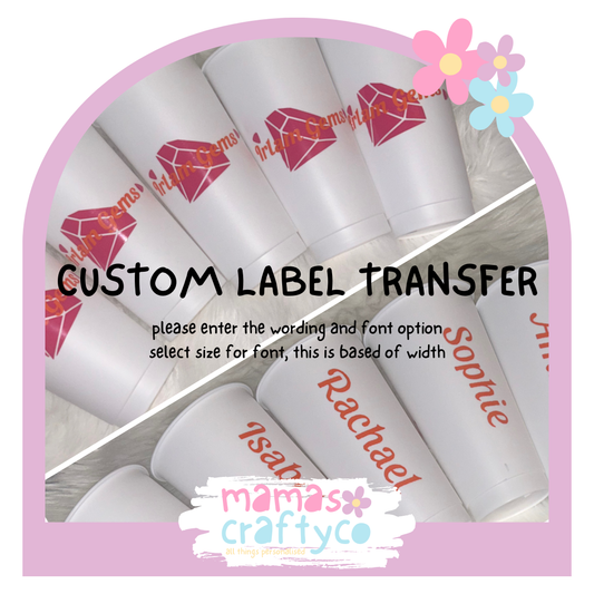 Self Adhesive Custom Label