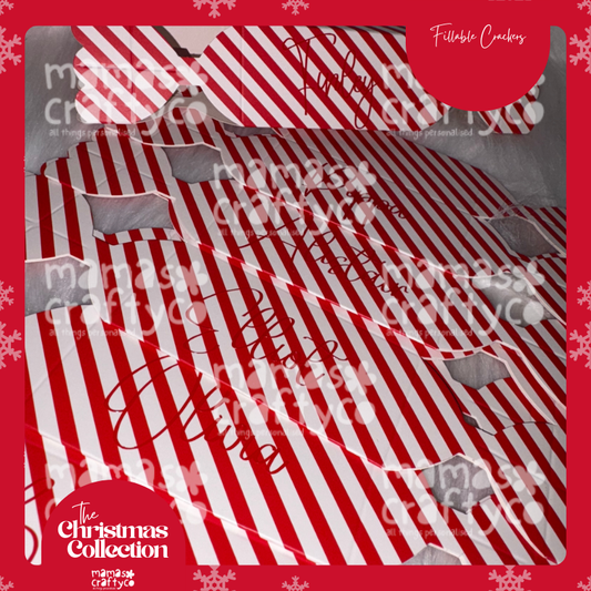 Personalised Striped Cracker